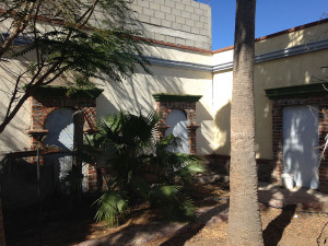 A corner of the compound